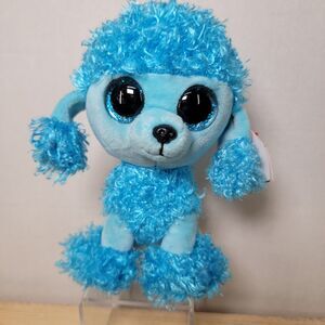 TY Beanie Boos "Mandy" 7" Blue Poodle w/ Tags
